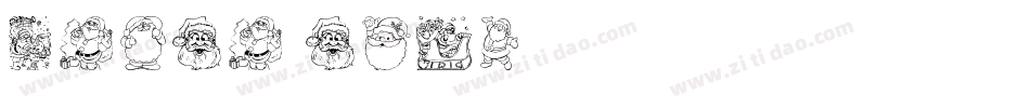 Santa Time字体转换